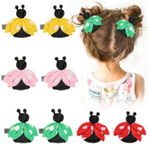 Kawaii Ladybug Hair Clips